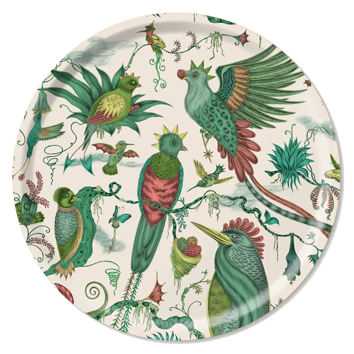 Quetzal Round Tray