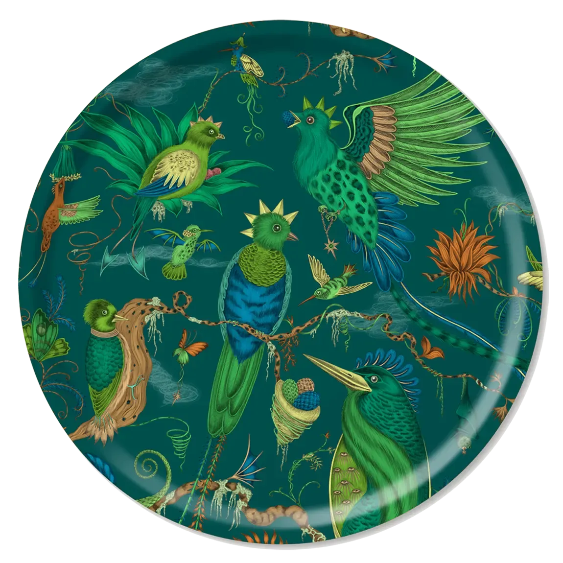 Quetzal Round Tray