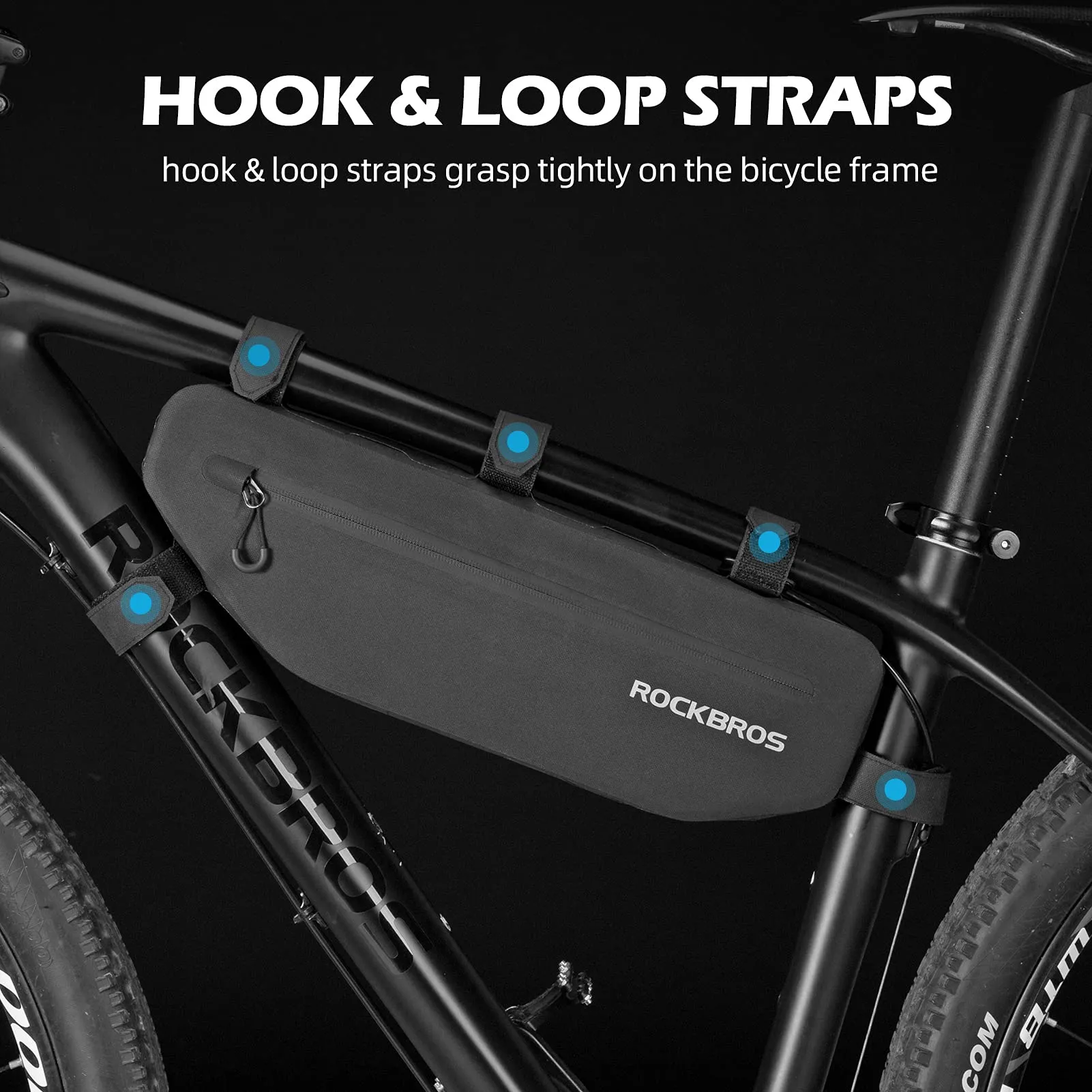 ROCKBROS Bike Frame Bag Waterproof Bike Triangle Bag