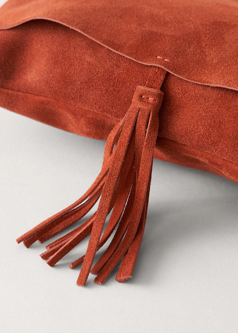 SAL SUEDE BAG - RUST