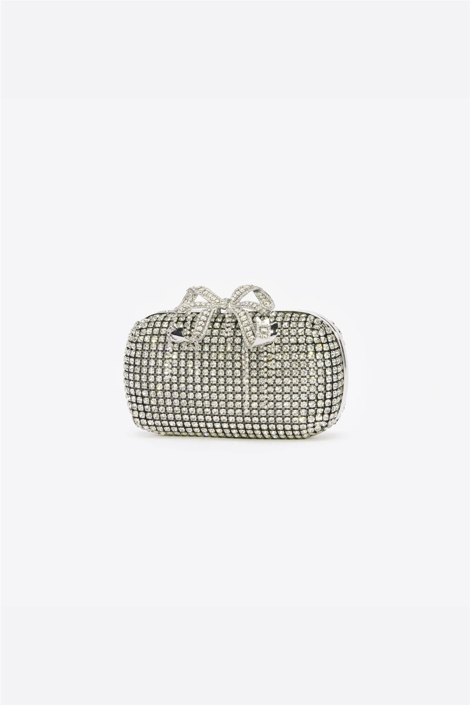 Silver Chainmail Clutch Bag