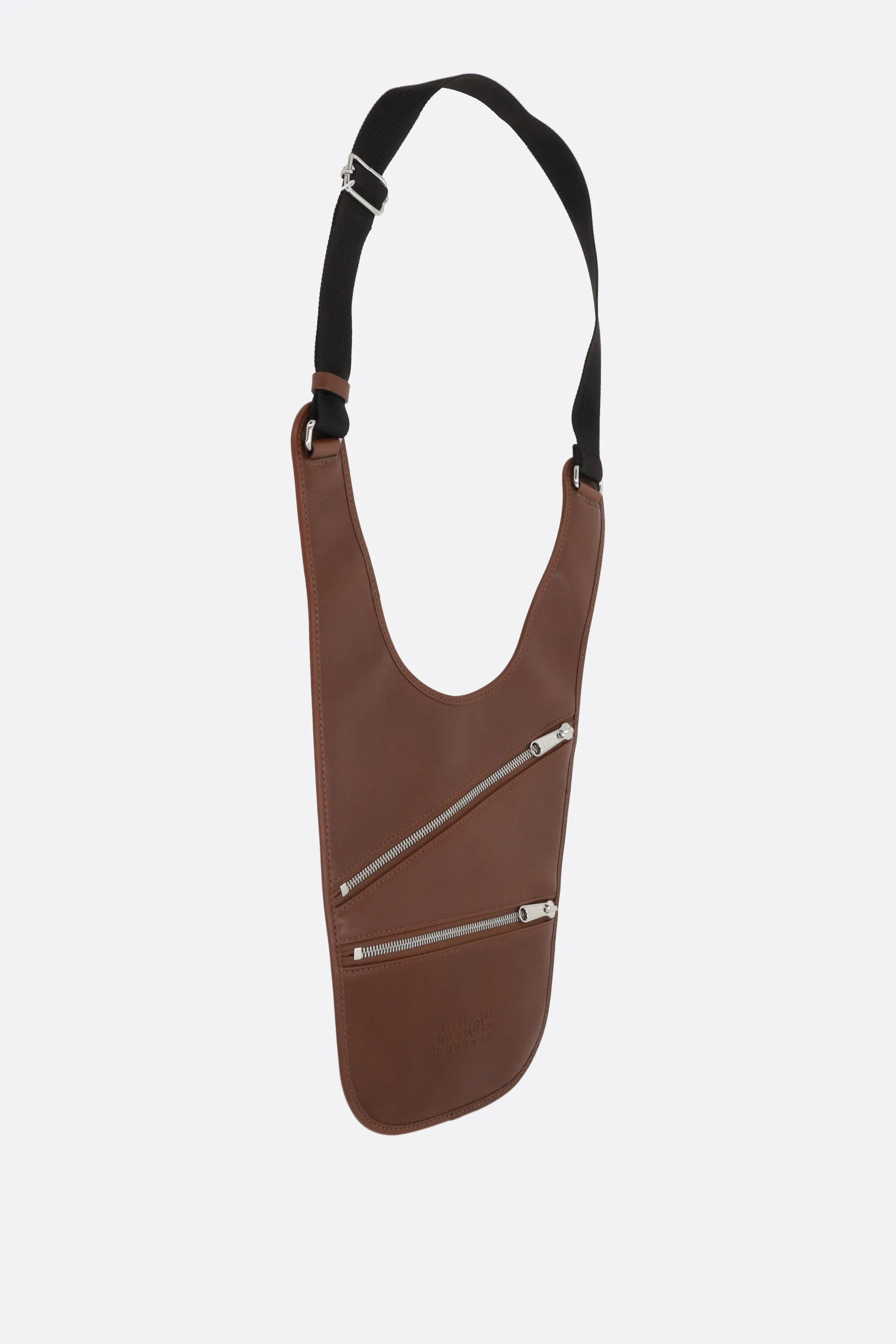 smooth leather saddle bag