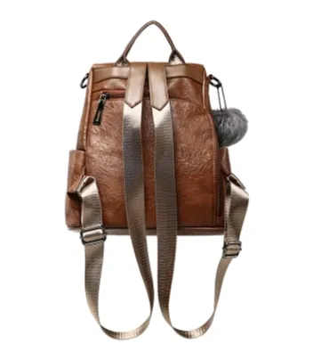 Soft PU Leather Backpack