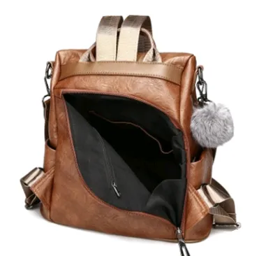 Soft PU Leather Backpack