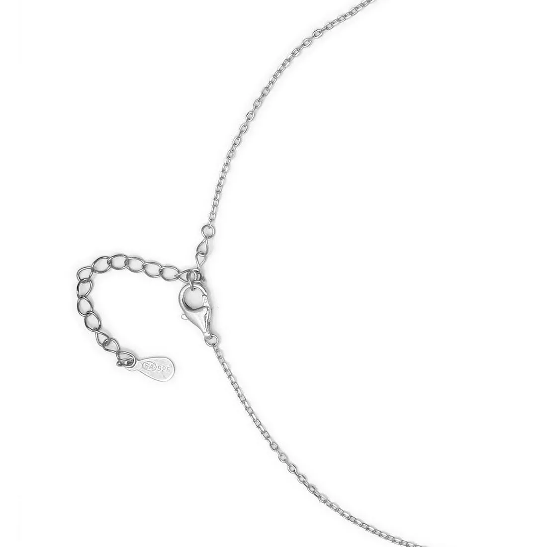 Stunning Silver Layered 925 Silver Necklace