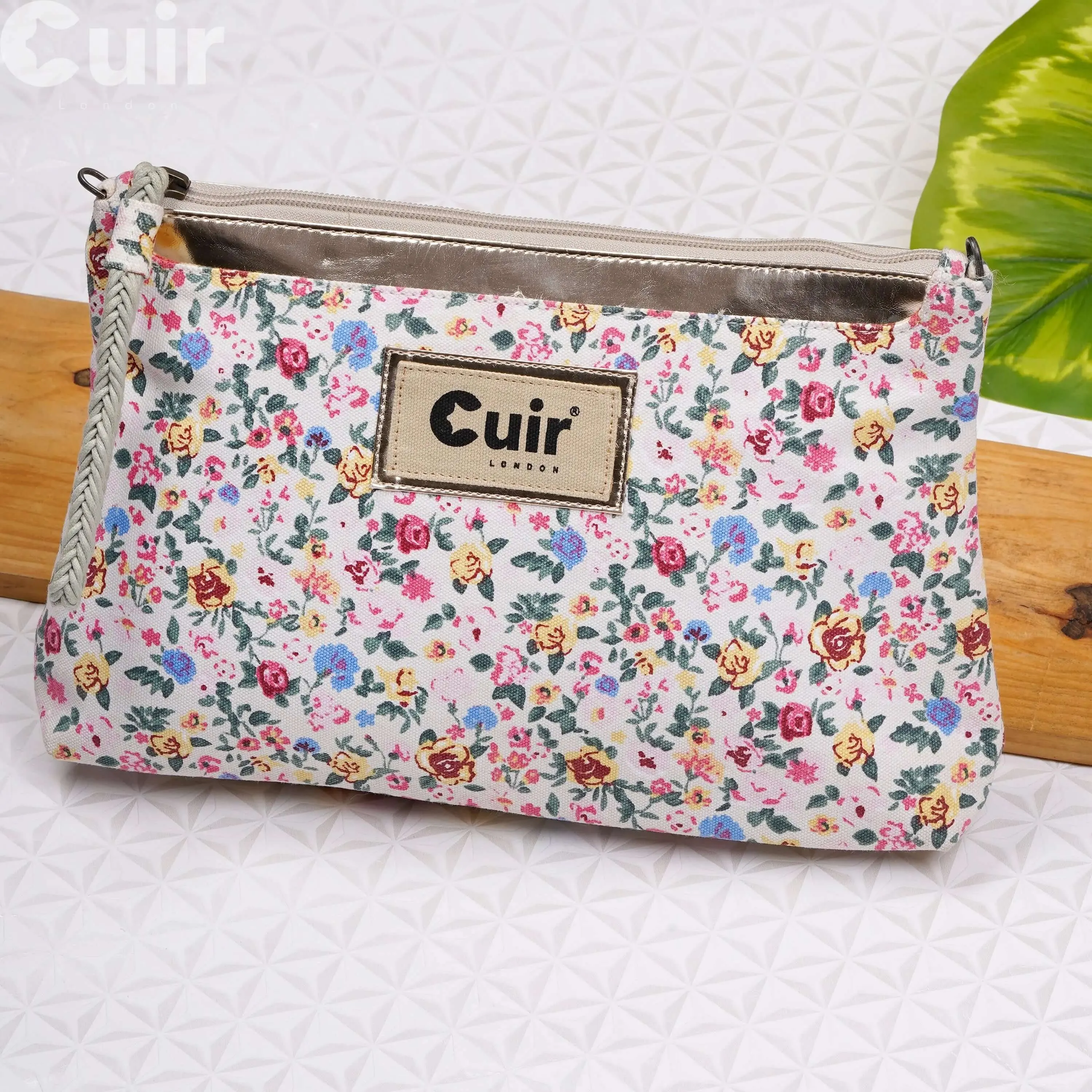 Stylish Flower Printed Clutch Bag | Chic Floral Design