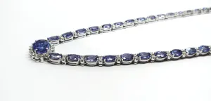 TANZANITE AND DIAMOND QUEEN NECKLACE AD NO 1879