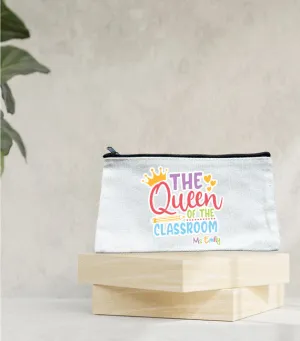 Teacher's Day Gift Pencil Case - Queen of the Classroom