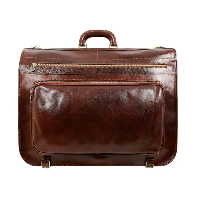 The Big Sleep - Full-Grain Italian Leather Garment Bag