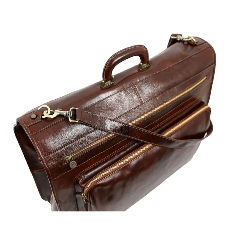 The Big Sleep - Full-Grain Italian Leather Garment Bag