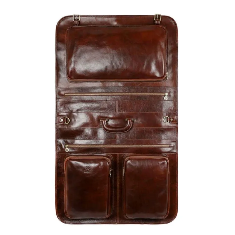 The Big Sleep - Full-Grain Italian Leather Garment Bag