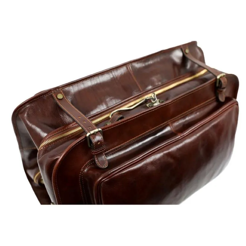 The Big Sleep - Full-Grain Italian Leather Garment Bag