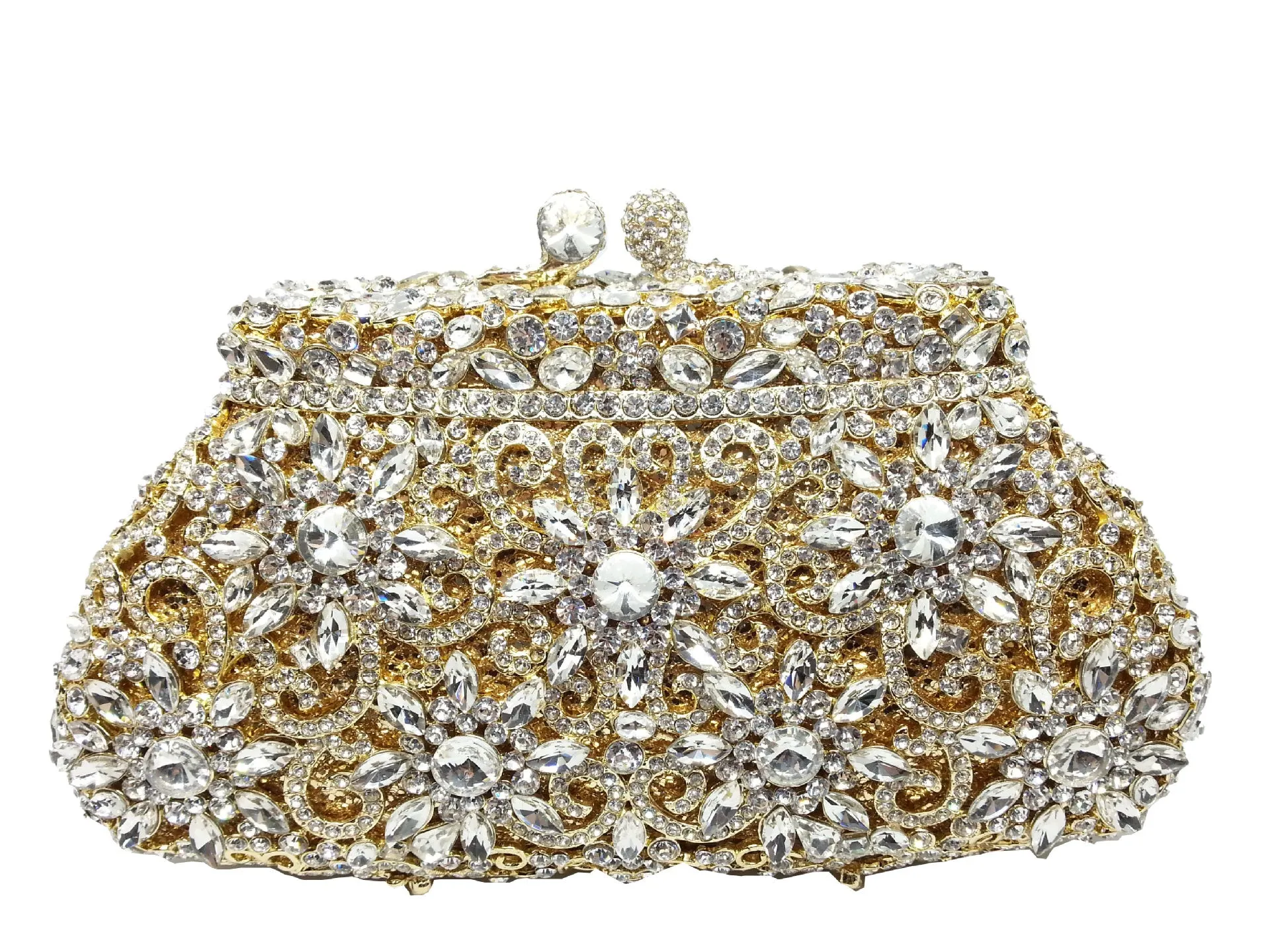 Vintage Rhinestone Dinner Bag Clutch