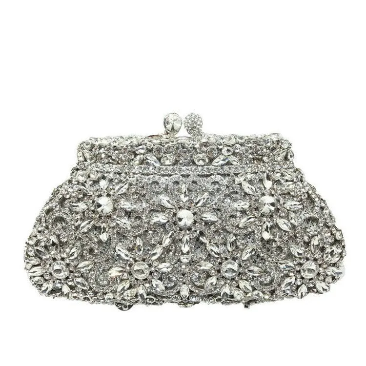 Vintage Rhinestone Dinner Bag Clutch